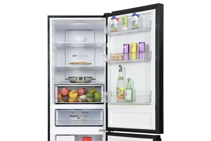 Tủ lạnh Aqua Inverter 324 lít AQR-B380MA(GM)